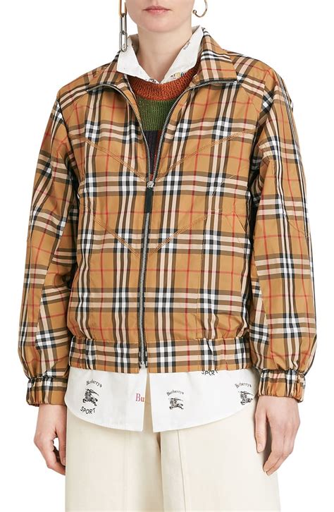 burberry corfe check print jacket|Burberry signatures for men.